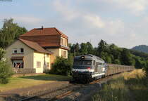 67519 mit dem W754529 (Saales-Rothau) in Bourg-Bruche 29.6.18