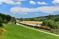 185 597 mit DGS 45193 am 07.07.2018 bei Vilshofen. 