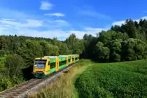 650 077 + 650 070 als WBA4 am 07.07.2018 bei Patersdorf. 
