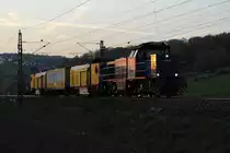 20.04.2018 Streckenabschnitt Uhingen 275 501-5, im letzten Licht des Tages




















