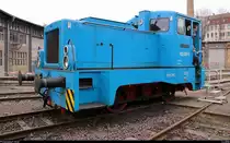 102 001-5 (312 001-1) der Traditionsgemeinschaft Bw Halle P e.V. steht für Führerstandsmitfahrten anlässlich des Osterfests im DB Museum Halle (Saale) bereit. [1.4.2018 | 11:20 Uhr]