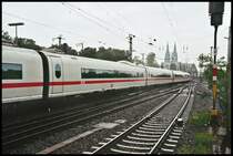 Hinterer Zugteil des ICE610 von M�nchen nach Dortmund. Aufgenommen am 27.05.2007 in K�ln-Messe/Deutz.