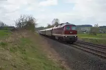 231 012-6 von Neuenmarkt-Wirsberg nach Löbau bei Seulbitz, 22.04.2017