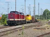 Am 14.07.2018 standen 202 484&202 327 in Stendal abgestellt.