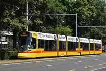 Be 6/10 Tango 169, auf der Linie 10, fährt zur Haltestelle Bahnhof SBB. Die Aufnahme stammt vom 30.06.2018.