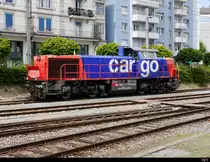 SBB - Lok Am 843 055-5 abgestellt im Bahnhofsareal von Freiburg am 14.07.2018