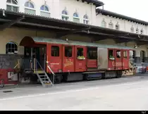 tpf - Ausrangierter Dienstwagen X 307 abgestellt in Areal der blue factory ( ex Cardinal ) in Freiburg am 14.07.2018