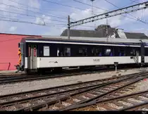 MOB / Goldenpass - Personenwagen B 218 bei Rangierfahrt im Bahnhof von Montreux am 14.07.2018