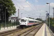 Überraschung in Dortmund-Aplerbeck am 20.07.2018.Überraschung in Dortmund-Aplerbeck am 20.07.2018. Als Umleiter kam ICE 1040 Berlin Ostbf. - Düsseldorf, bestehend aus der ehem. MET-Garnitur und 101 124 über die Hellwegbahn.