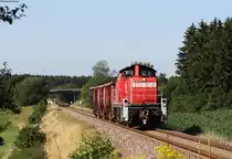 294 904-8 mit dem EK 55839 (Villingen(Schwarzw)-Deißlingen) bei Zollhaus 9.7.18