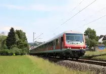 Ein RE nach T�bingen Hbf am 20.7.2018 bei Wernau. 
