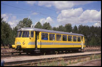 Bereisungstriebwagen MAN 808 von Rheinbraun war am 28.8.1994 im Tagebau Garzweiler im Einsatz.