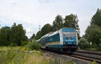 223 064 passiert mit einem alex von Hof nach München am 21.06.18 Marktleuthen.