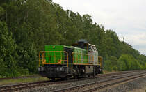 277 004 der SETG rollte am 21.06.18 Lz durch Marktleuthen Richtung Hof.