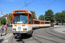 VGF Düwag Pt Wagen 148 am 07.07.18 in Frankfurt am Main Zoo