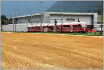 S1 1516 mit ABe 4/16 3101 in Felsberg. (21.07.2018)