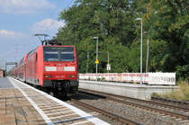146 002 mit RB68 @ Eberstadt am 24.07.2018