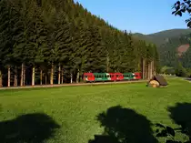 Die erste Planzug von Tamsweg nach Unzmark kurz nach Einach.
19.07.2018.