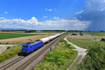 185 596 mit DGS 45190 am 25.07.2018 bei Stephansposching. 