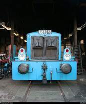 10. Museumsnacht Halle (Saale) und Leipzig: Besuch von 4 Eisenbahnmuseen am 5. Mai 2018 von 18:00 bis 0:00 Uhr.
Blick auf 102 100-5  Rispe 12  (DR V 15 | BR 312) des Verein Eisenbahnmuseum Bayerischer Bahnhof zu Leipzig e.V., die im Lokschuppen des Eisenbahnmuseums Leipzig-Plagwitz steht. [5.5.2018 | 20:13 Uhr]