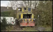 Am 27.10.1994 hatte die einstige Deutz Werklok 2 bereits ausgedient und stand als Torso auf einem Abstellgleis am Kalkwerk in Grevenbrück.