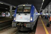 PKP IC Siemens Taurus 370 006 1251 am 14.07.18 in Poznan Glownly (Polen) mit dem EC nach Warschau