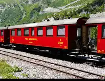 DFB - Personenwagen 1+2 Kl.  AB  4462  im Bahnhofsareal von Gletsch am 27.07.2018
