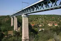 Thayabrücke in Znojmo am 14.Juli 2018.