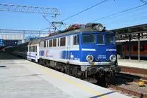 PKP IC Altbaulok EP07 1066 140 034-6 am 15.07.18 in Poznan Glownly (Polen) mit einen IC nach Katowice 
