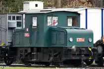 E212 001 Anfang April 2018 im Eisenbahnmuseum Lužná u Rakovníka.