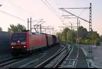 Gemischter Gz mit 185 063-5 DB passiert Halle(Saale)Hbf neben dem Interimsbahnsteig 13a in nördlicher Richtung in morgendlichem Licht.
[10.5.2018 | 6:48 Uhr]