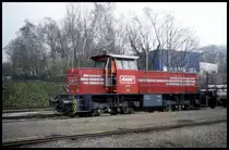 OHW 150003 rangiert hier am 6.4.1995 in Obernkirchen.