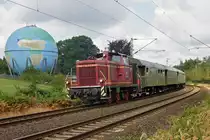 Wirtschaftswunderzug I - Lok V 60 615 am 05.08.2018 in Wetter.