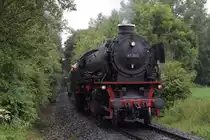 Auf Infrastruktur der Bahnen der Stadt Monheim konnte ich auf Monheimer Stadtgebiet diese Sonderfahrt mit 41 360 am 28. Juni 2014 fotografieren.