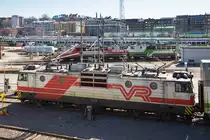 VR-Lok 3028 am 20.04.2018 im Bw Turku