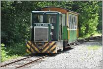 Lillafüredi Állami Erdei Vasút (LÁEV). C02-408 und Salonwagen 33 sind am Endpunkt in Mahoca angekommen. (13.06.2018)