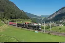 Dispolok Vectron 193 662 und eine Schwesterlok am 25. Juli 2018 bei St. Jodok am Brenner.