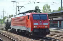 189 059-9 [NVR-Number: 91 80 6189 059-9 D-DB] mit Kesselwagen am 07.08.18 Bf. Flughafen Berlin-Schönefeld.
