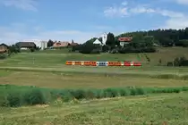 Baldiges Aus für die Be 4/12  MANDARINLI 

Regionalverkehr Bern-Solothurn RBS

Demnächst werden sämtliche noch im täglichen Betrieb stehenden Be 4/12  MANDARINLI  aus dem Jahre 1974 durch die neuen Be 4/10, Nummer 01 bis 14,  WORBLA  ersetzt.

Noch sind sie in verschiedenen Farbvarianten auf der Strecke Bern - Worb Dorf unterwegs.
Die Aufnahmen sind am 7. August 2018 in Worblaufen und bei Vechigen entstanden.
Foto: Walter Ruetsch 

