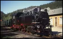 99731 setzt hier am 3.5.1995 im Endbahnhof Kurort Oybin um.