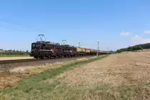 140 815 + 140 811 EBS mit Kesselwagen bei Nörten-Hardenberg am 03.08.2018
