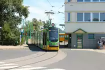 MPK Poznan Moderus Betawagen 416 auf der Linie 17 am 14.07.18 in Posen (Polen)