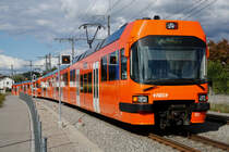 RBS Be 4/12 SECONDA am 14. August 2018 ausnahmsweise im Einsatz auf der S 8 Worblaufen - Solothurn infolge einer Fahrleitungsstörung.
Die Aufnahmen sind bei Biberist entstanden.
Foto: Walter Ruetsch 