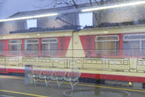 Interessante Deko am Bahnhof Lamprechtshausen der Salzburger Lokalbahn.
Aufgenommen am 28. Dezember 2017.