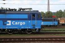 CDC 363 510-9 und 034-0 am 21.Juli 2018 im Bahnhof Ceska Trebova.