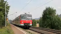 Überraschend fuhr uns in Namedy eine Dreiergarnitur 420 mit der 420 936-7 in Front vor die Linsen auf dem Weg Richtung Süden. Aufgenommen am 17/08/2018.