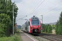 CFL 2318 auf der linken Rheinstrecke Richtung Süden, hier aufgenommen am 17/08/2018 in Namedy.