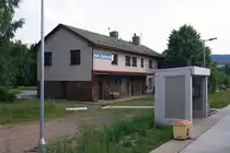 Haltestelle Dolni Dobrouc am 21.Juli 2018.
