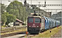 620 059-6 mit Kieszug in Rorschach. (21.08.2018)