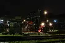 52 8154-8 steht im ehemaligen Bw Karl-Marx-Stadt und zeigt sich den Fotografen.